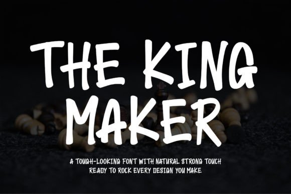 A Modern Display Font for Web Design: The King Maker