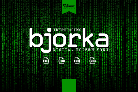 Bjorka: A Vintage Display Font for Creative Makers