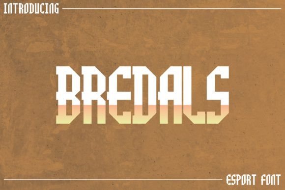 Bredals Font: A Modern Display Typeface for Campaign Graphics