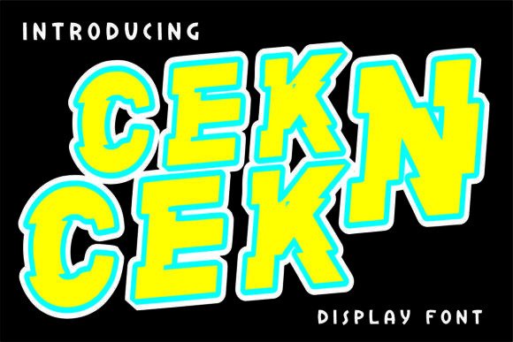 Cek N Cek: A Font for Bold Branding Decisions