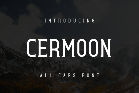 Cermoon: A Display Font for Elevated Branding Projects