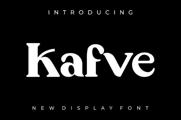 Elevate Your Digital Designs with the Kafve Display Font
