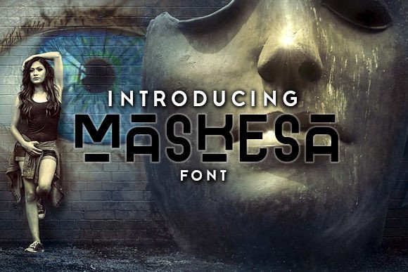 Exploring Maskesa: A Distinctive Display Font for Creative Branding