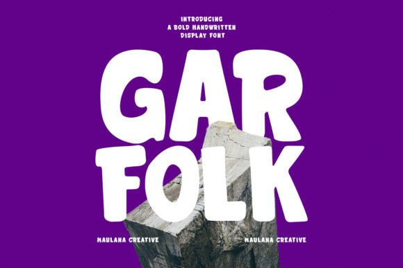 Garfolk: Your New Favorite Handwritten Font for Editorial Design