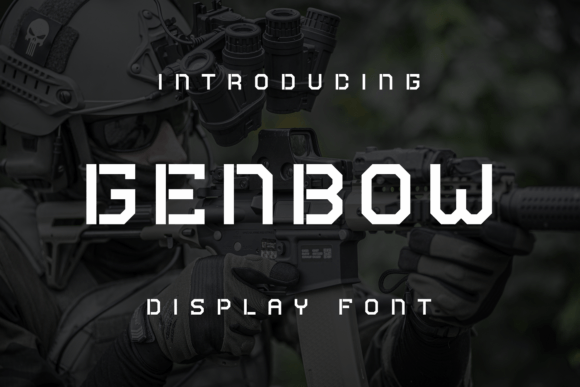 Genbow Display Font for Professional Brand Identity