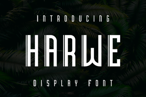Harwe Font Review: A Modern Display Typeface for Branding
