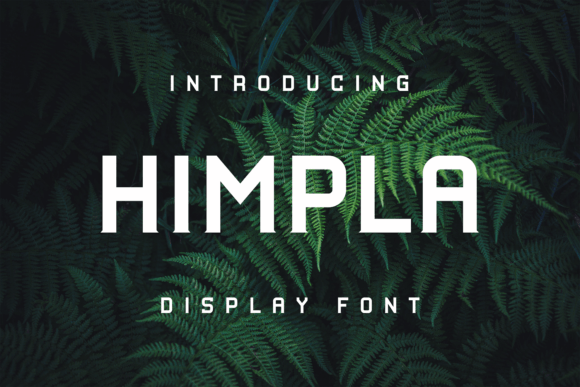Himpla: A Unique Display Font for Creative Branding
