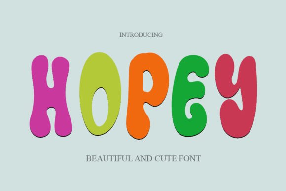 Hopey Font: A Groovy Display Typeface for Modern Marketers