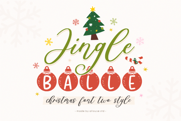 Jingle Balle: A Festive Display Font for Modern Campaigns