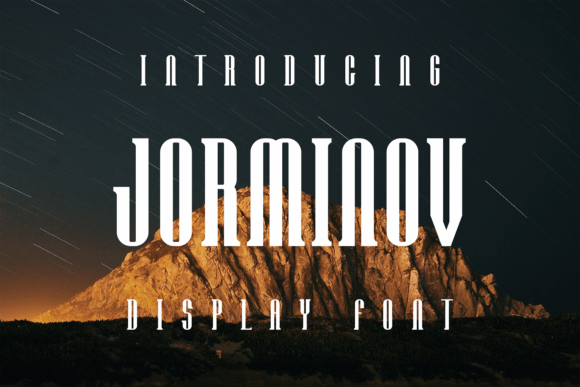 Jorminov: A Modern Display Font for Editorial Impact