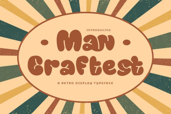 Man Craftest: A Fun Retro Display Font for Digital Design