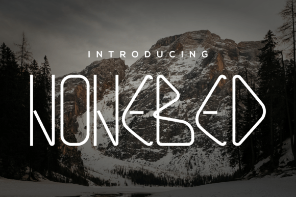 Nonebad: A Refined Display Font for Editorial Mood and Brand Identity