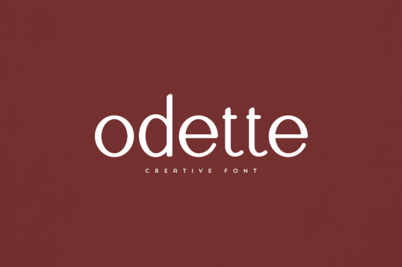 Odette: An Elegant Font for Marketing and Branding
