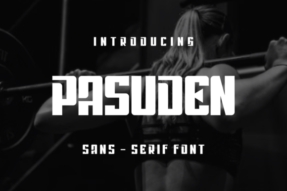 Pasuden: A Fun and Unique Display Typeface for Digital Design