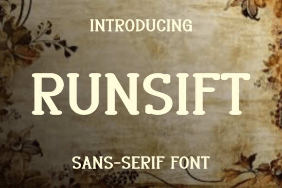 Runsift: A Premium Display Font for Modern Marketing