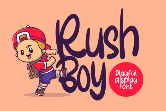 Rush Boy Font for Crafters and Handmade Businesses
