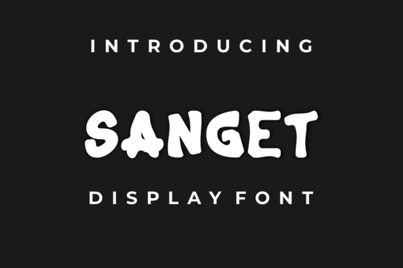 Sanget Font: A Playful Display Typeface for Creative Products