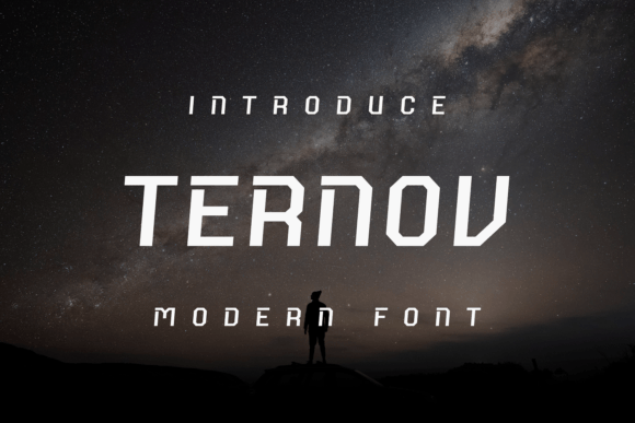 Ternov: A Unique Display Font for Editorial Design