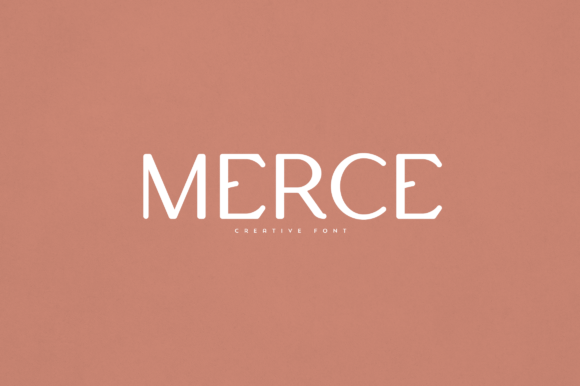 The Merce Font: An Elegant Display Face for Modern Design