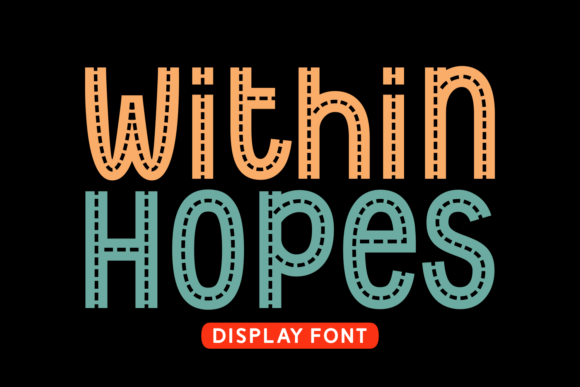 The Playful Editorial Character of Within Hopes Font