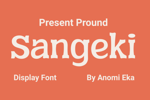 The Sangeki Display Font: A Creative Asset for Marketers