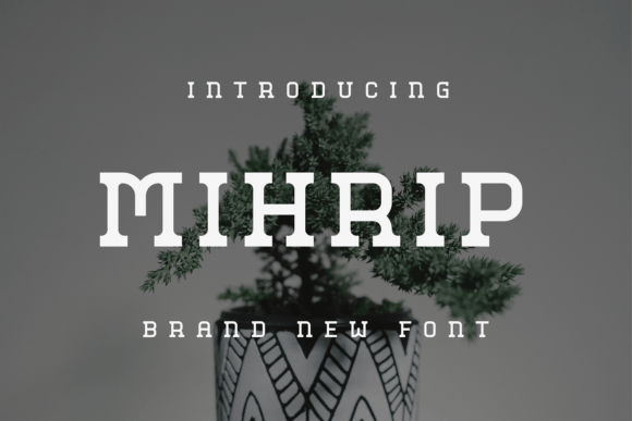 Why Mihrip Should Be Your Next Premium Display Font