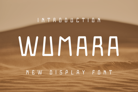 Wumara is a Premium Display Font for Campaigns